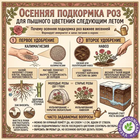 Чем подкормить розы осенью, чтобы летом они цвели как никогда