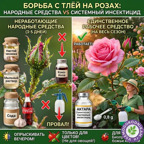 Как избавиться от тли: одна обработка на всё лето